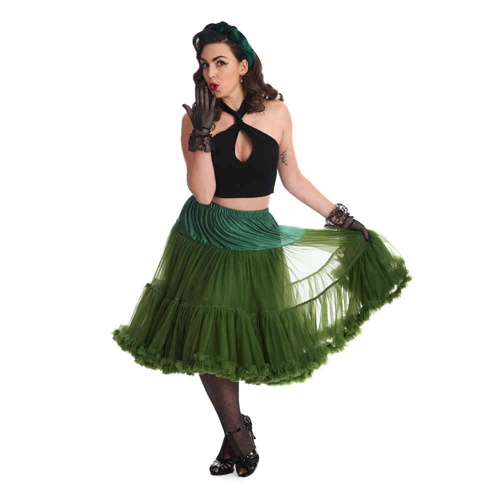 Banned - Lifeforms Jupon/petticoat - Vert foncé